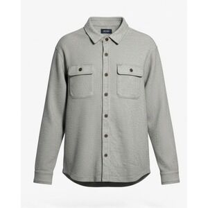 Buffalo David Bitton Men's Sigge Long-Sleeve Button Shirt Sweater Gray Charlie M